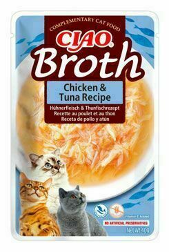Churu Cat Ciao Broth Chicken&tuna Recipe 40g porovnat ceny