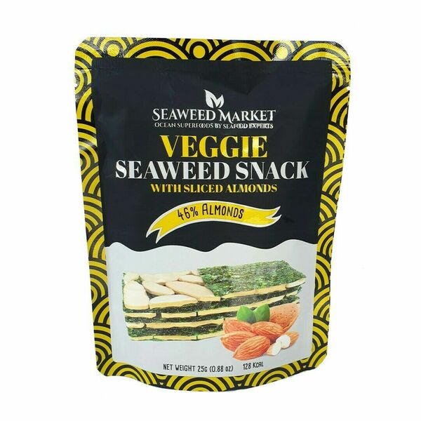 Seaweed Market Seaweed Snack s plátky mandlí 25g porovnat ceny