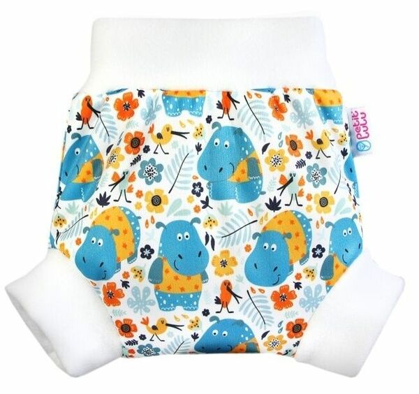 Petit Lulu - pull-up svrchní kalhotky, vel.M, hroši v triku porovnat ceny