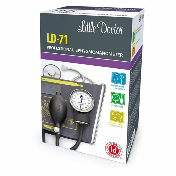 LITTLE DOCTOR Tonometr aneroidní LD-71 2 hadičkový + fonendoskop porovnat ceny