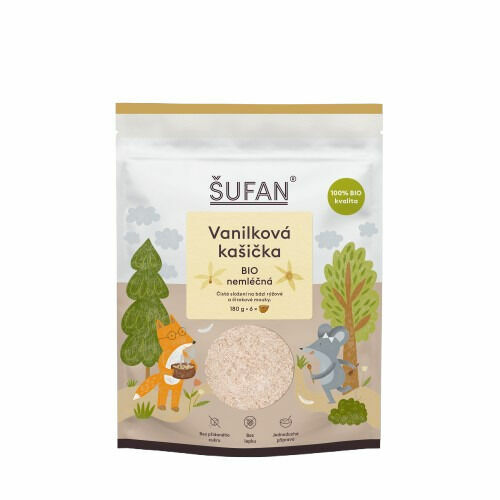 ŠUFAN Vanilková kašička BIO nemléčná 180 g porovnat ceny