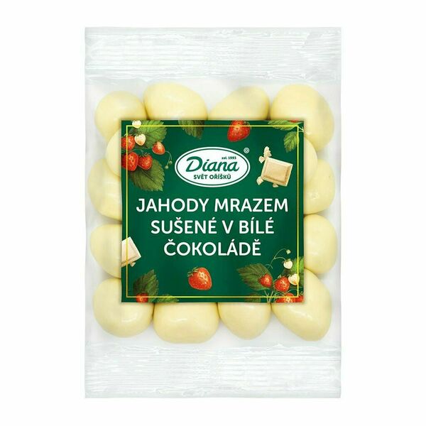Diana Company Jahody mrazem sušené v bílé čokoládě 100g porovnat ceny