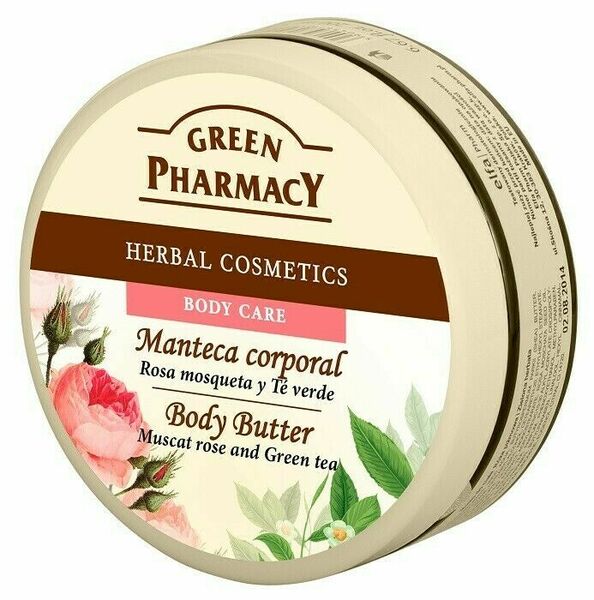Green Pharmacy  Tělové máslo Muškát.růže a Zelený čaj 200ml porovnat ceny