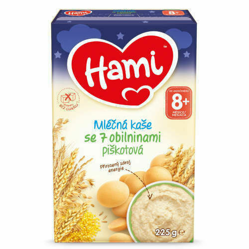 Hami ml. kaše se 7 obilninami piškotová DN 225g 8M porovnat ceny
