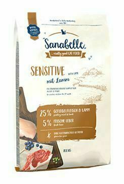 Bosch Cat Sanabelle Sensitive Jehněčí S Rýží 2kg porovnat ceny