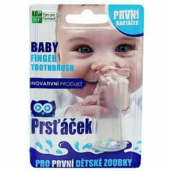 TÝM PRO FARMACII Dětský zubní kartáček na prst 0m+ porovnat ceny