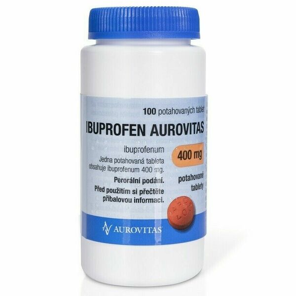 Ibuprofen Aurovitas 400mg potahované tablety 100 porovnat ceny