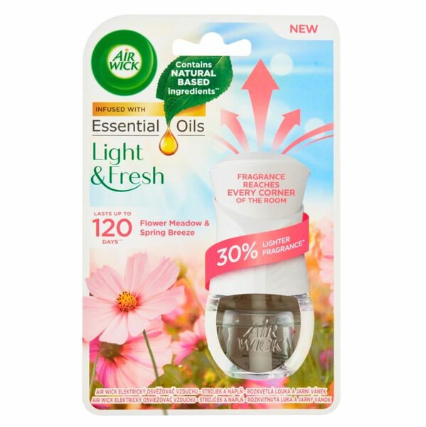 AIR WICK Elektrický osvěžovač vzduchu s náplní Rozkvetlá louka a jarní vánek 19 ml porovnat ceny
