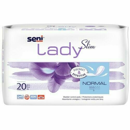 Seni Lady Slim Normal anatomické vložky pro ženy, 20ks, 10,5 x 24,5cm, s porovnat ceny