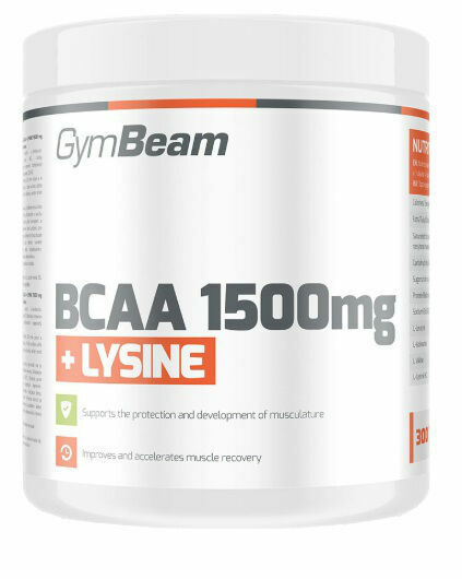 BCAA 1500 + Lysin 300 tab - GymBeam unflavored porovnat ceny