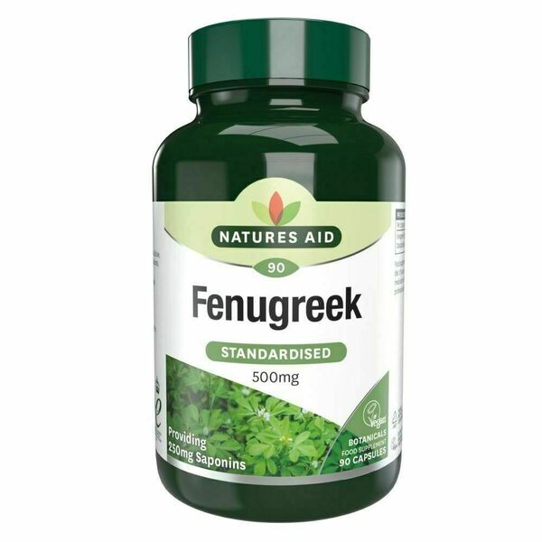 Natures Aid Pískavice řecké seno 500 mg 90 kapslí porovnat ceny
