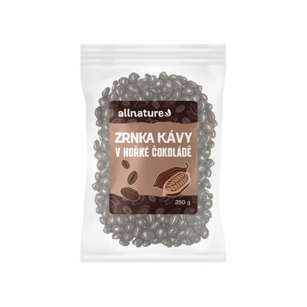 ALLNATURE Zrnka kávy v hořké čokoládě 250 g porovnat ceny