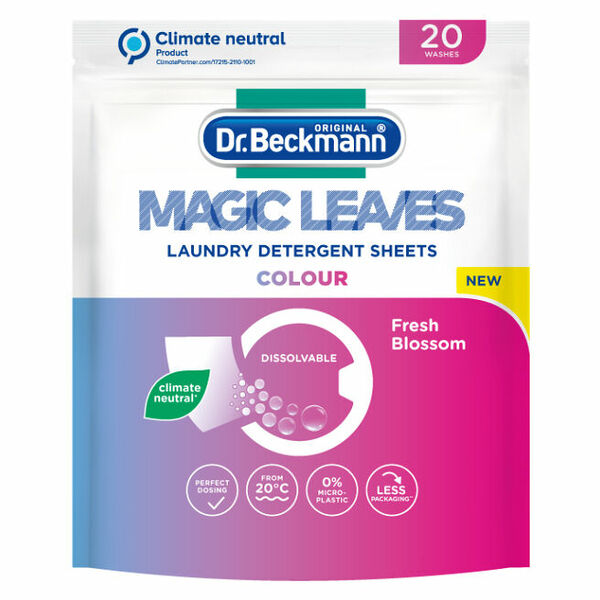 DR.BECKMANN Magic Leaves Color Fresh Blossom Prací ubrousky 20 kusů porovnat ceny