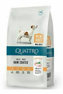 Quattro Dog Superpremium Mini Adult Drůbež 1,5kg porovnat ceny