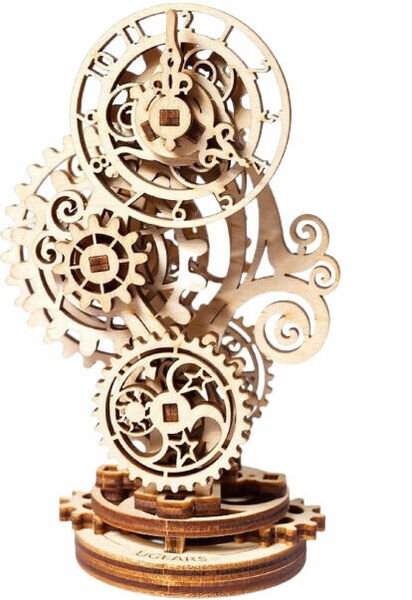 Ugears  3D dřevěné mechanické puzzle Steampunkové hodiny porovnat ceny