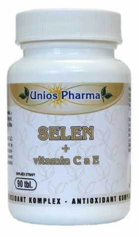 UniosPharma Unios Pharma SELEN + vitamin C a E 90 tablet porovnat ceny