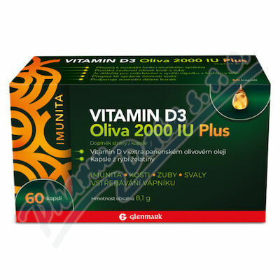 Vitamin D3 Oliva Plus 2000 Iu Cps.60 porovnat ceny
