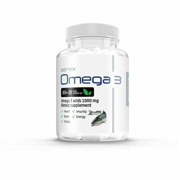 Zerex Omega 3 1000 mg 100 kapslí porovnat ceny
