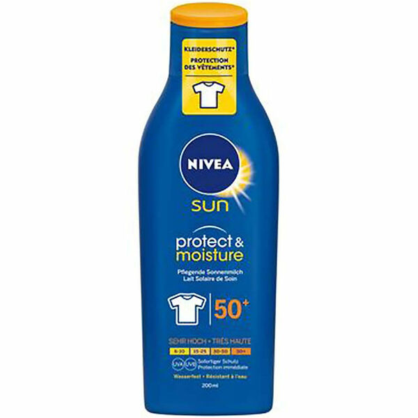 NIVEA Sun Protect&Moisture Mléko na opalování OF50 200 ml porovnat ceny