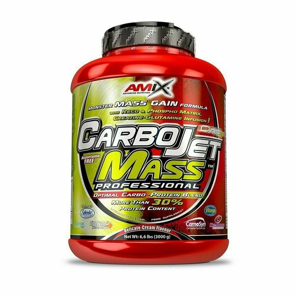 Amix CarboJet Mass Pro 30, Chocolate, 3000g porovnat ceny