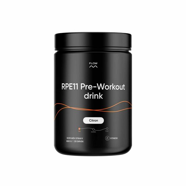 Flow RPE 11 Pre-workout citron 600 g porovnat ceny