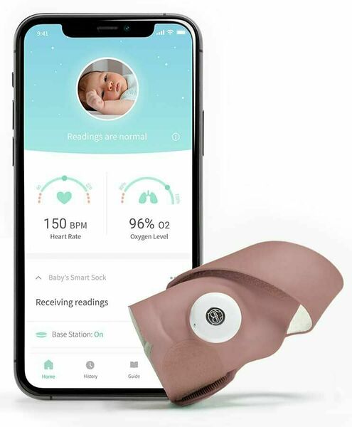 Owlet Smart Sock 3 - Chytrá ponožka, matně růžová porovnat ceny