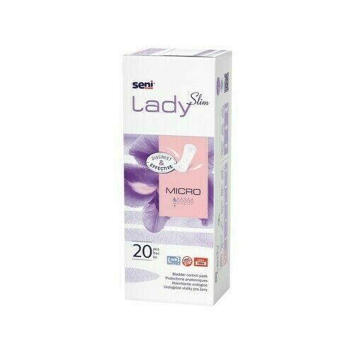 Seni Lady Slim Micro anatomické vložky pro ženy, 20ks, 7,2 x 16,7cm, sa porovnat ceny
