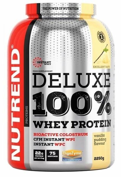 Nutrend DELUXE 100% WHEY pudinková vanilka 2250g porovnat ceny