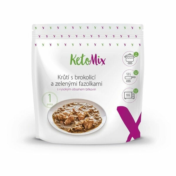 KETOMIX Krůtí s brokolicí a zelenými fazolkami 250 g porovnat ceny