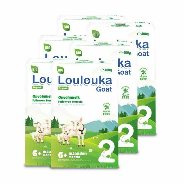 Loulouka BIO Pokračovací kojenecká kozí výživa 2 6x400 g porovnat ceny