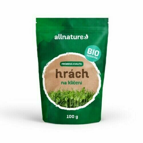 Allnature Hrách semínka na klíčení Bio 100 g porovnat ceny