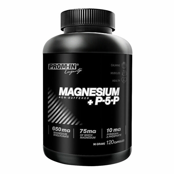 PROM-IN Magnesium + P5P 120 kapslí porovnat ceny