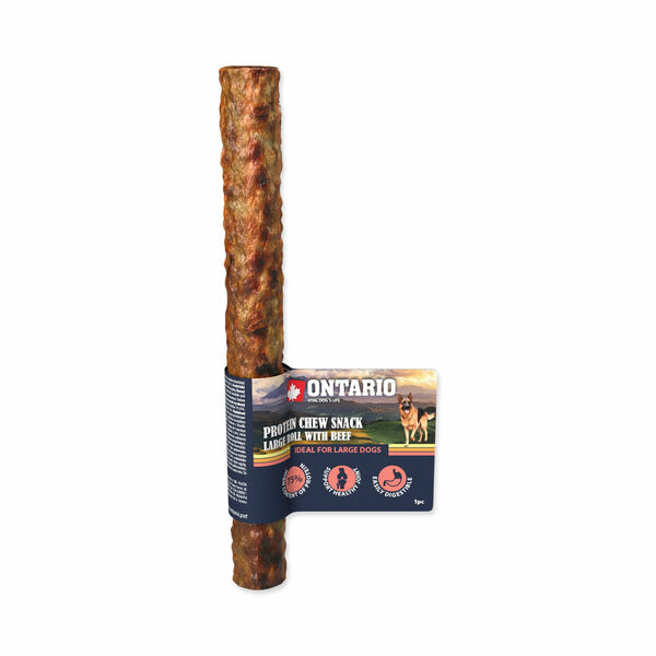 Ontario Protein Chew Snack Large Roll with Beef porovnat ceny