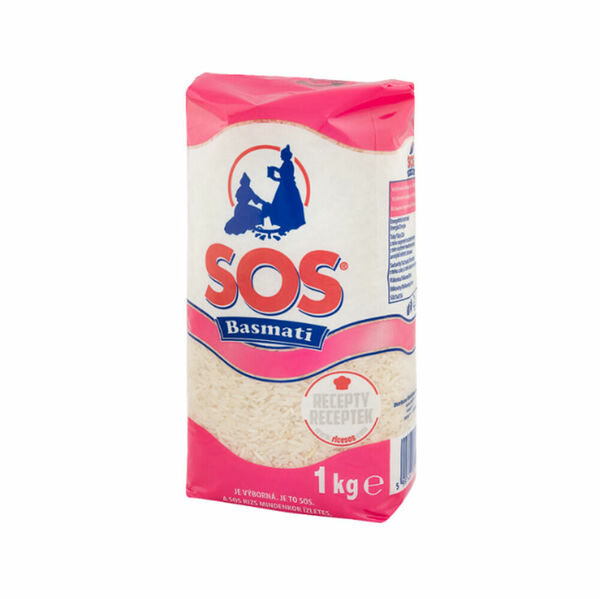 SOS Rýže dlouhozrnná Basmati 1 kg porovnat ceny