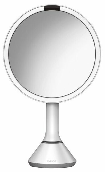 Simplehuman Kosmetické zrcátko Sensor Touch, DUAL LED osvětlení, 5x, dobíjecí, bílá ocel porovnat ceny