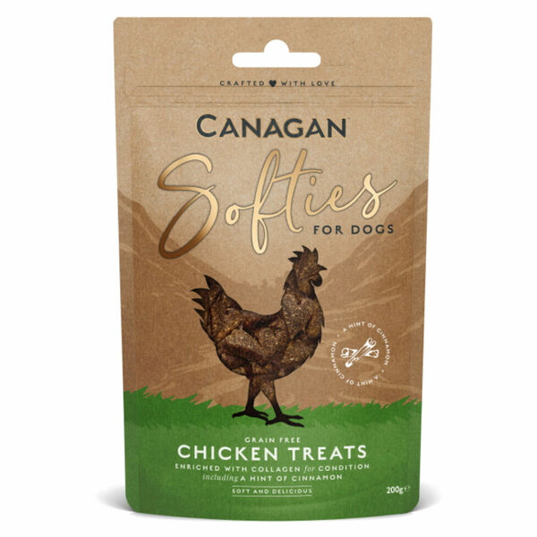 CANAGAN Softies chicken treats pamlsky pro psy 200 g porovnat ceny