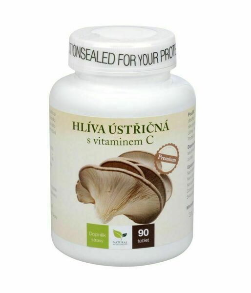 Natural Medicaments Hlíva ústřičná Premium s vitamínem C 90 tablet porovnat ceny