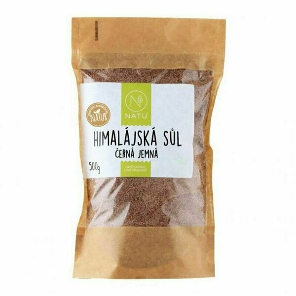 NATU Himalájská černá sůl jemná 500g porovnat ceny