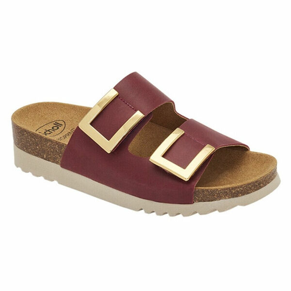 SCHOLL Monterey 2 straps dámské pantofle bordeaux, Velikost obuvi: 37 porovnat ceny