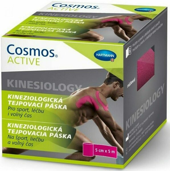 Cosmos Active Kinezio Tejp.páska Růžová 5cmx5m porovnat ceny