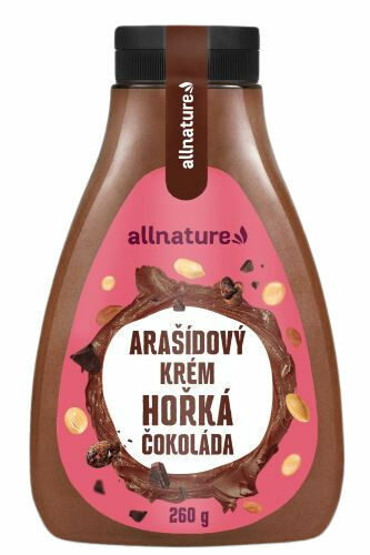 Allnature Arašídový krém s hořkou čokoládou 260 g porovnat ceny