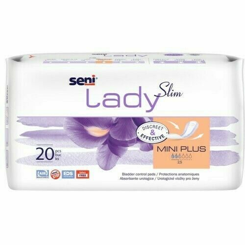 Seni Lady Slim Mini Plus anatomické vložky pro ženy, 20ks, 10 x 22,5cm, sav porovnat ceny