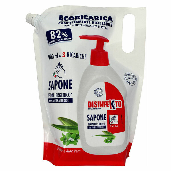 DISINFEKTO SAPONE Ecoricarica tekuté mýdlo s antibakteriální složkou 900 ml porovnat ceny