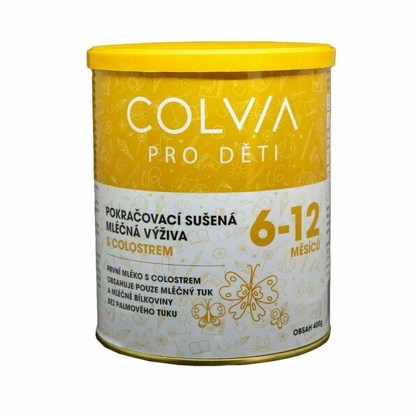 COLVIA Pokračovací mléčná výživa s colostrem 6-12 měsíců 400 g porovnat ceny