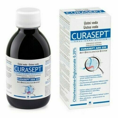 Curasept Ads 220 ústní Voda 0.20% Chx 200ml porovnat ceny