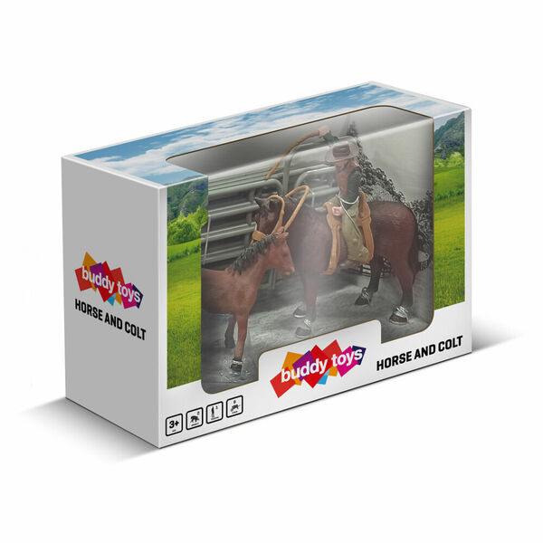 BUDDY TOYS Kovboj a hříbě BGA 1013 porovnat ceny