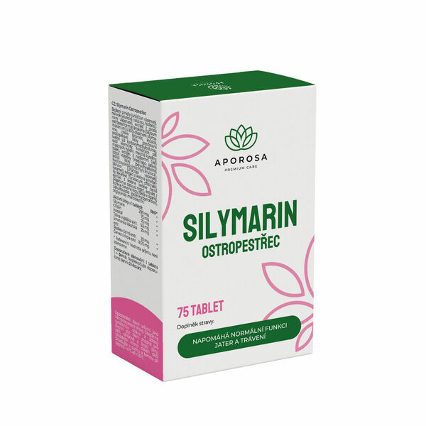 Aporosa Ostropestřec (Silymarin 200 mg) 75 ks porovnat ceny