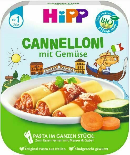 HiPP BIO Cannelloni se zeleninou 250g porovnat ceny