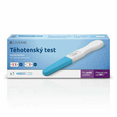 LIVSANE Test těhotenský CZ rychlá detekce 1ks porovnat ceny