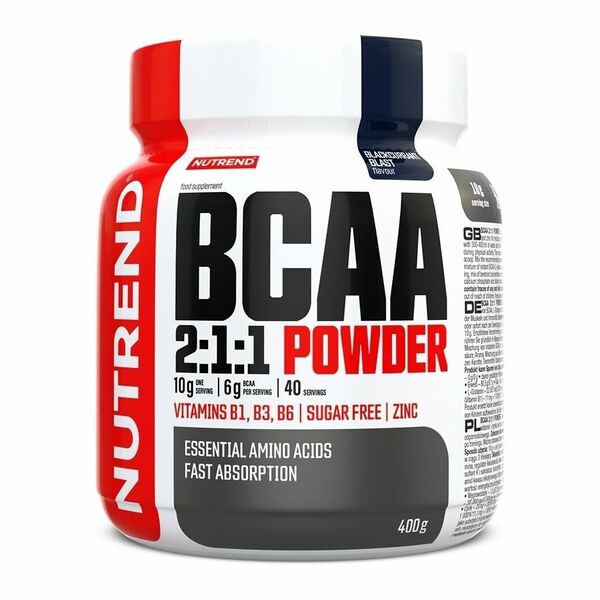 Nutrend BCAA 2:1:1 Powder blackcurrant blast 400 g porovnat ceny